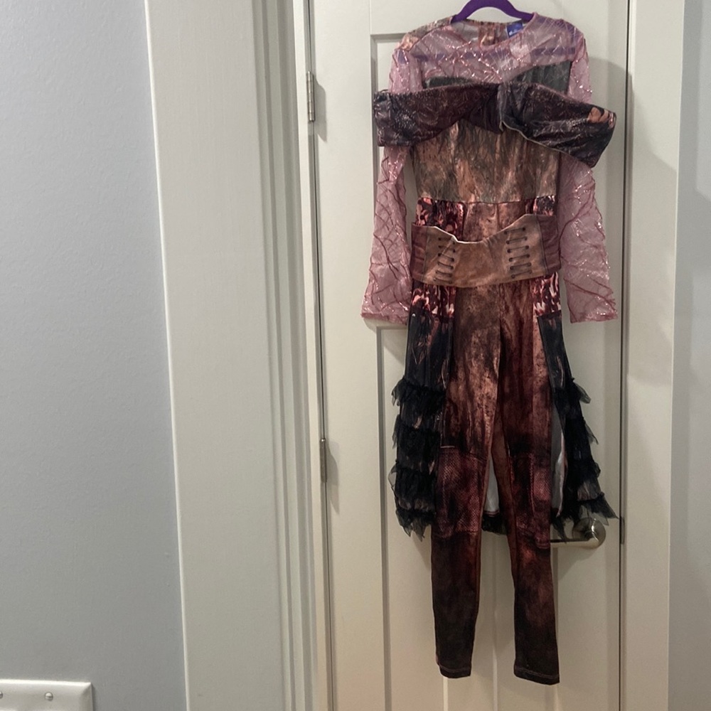 Disney Descendants 3 Girls Evil Audrey Cosplay Halloween Costume Sz XL EUC